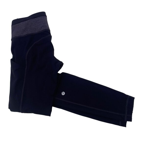 Lululemon Size 4 Speed Tight ll Grape Wee Stripe Full-On Luxtreme Leggings - Picture 3 of 16